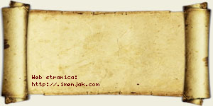 Milena Simjanović vizit kartica